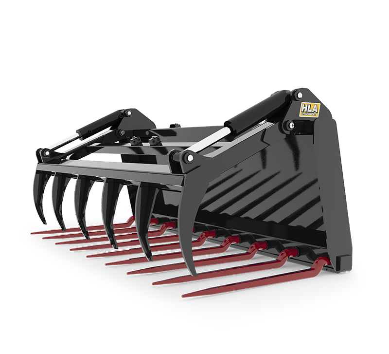 Manure Fork with Cranked Kverneland Tine & Skidsteer Grapple Product