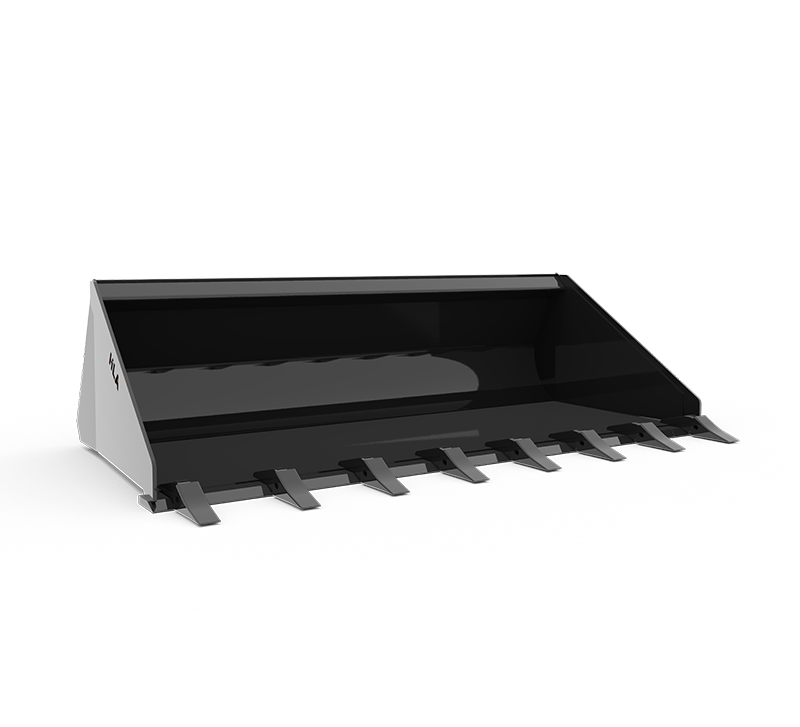 View the third image of the Low Profile Skidsteer Bucket c/w Ripper Teeth - REGULAR DUTY