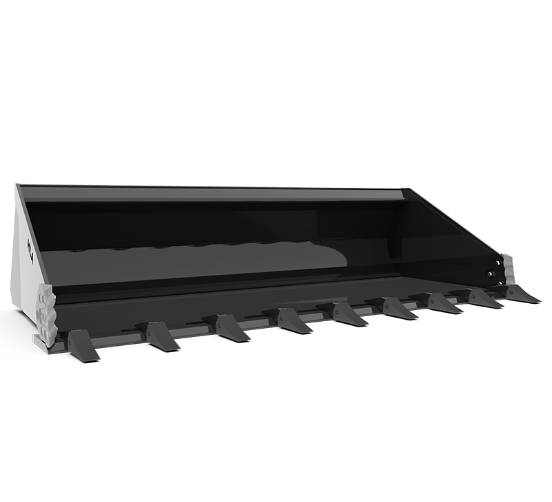 Low Profile Skidsteer Bucket incl Ripper Teeth- EXTREME DUTY