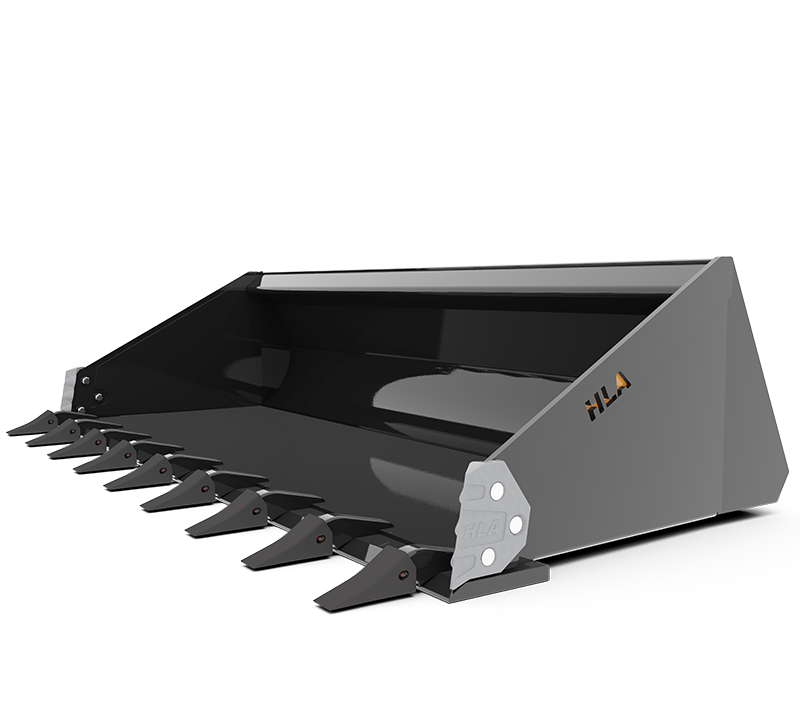 View the third image of the Low Profile Skidsteer Bucket incl Ripper Teeth- EXTREME DUTY