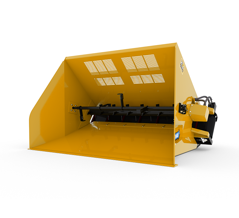 Side Discharge Straw/Lime Bucket Product